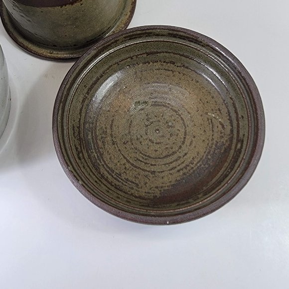 Single Serve Tea Brewer with Strainer Lid & Saucer Ceramic Flower Design - Picture 9 of 13